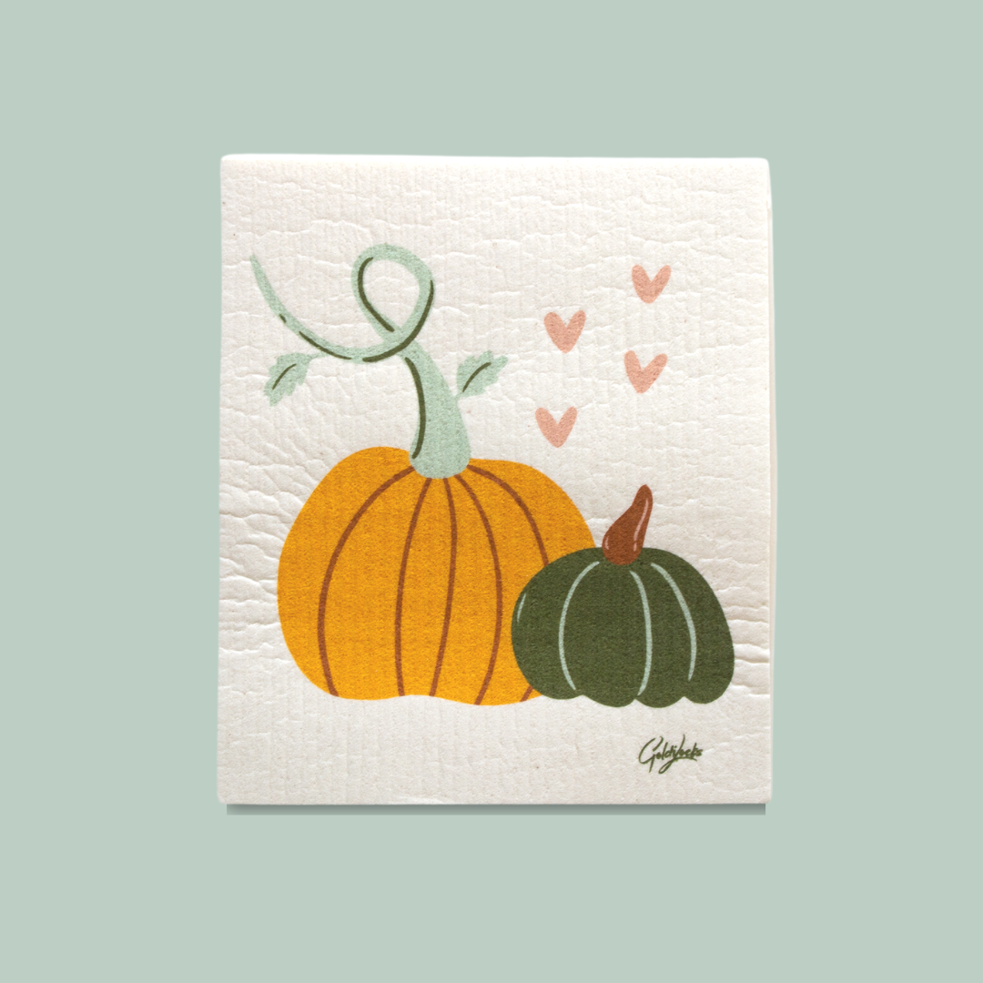 Goldilocks Goods - Swedish Dishcloth: Pumpkin