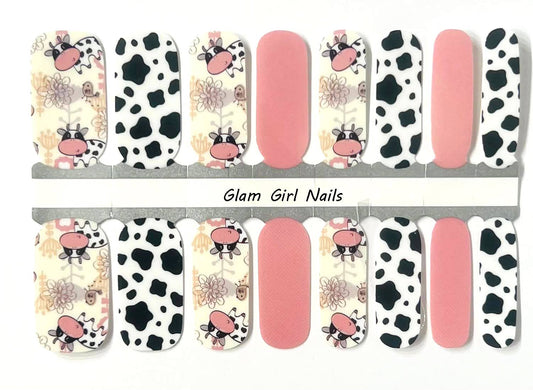 Moo Cows Farm Nail Wraps