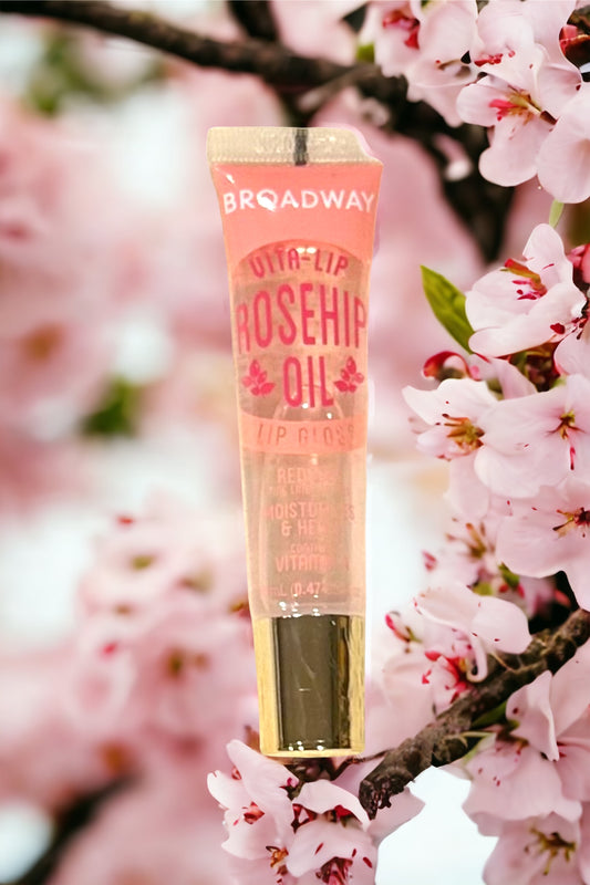 Rose hip lip gloss